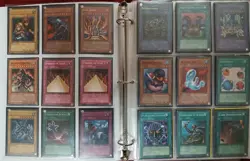 YuGioh Card Collection Binder Lot Of 243 Cards - 1ST & LIMITED ED, VINTAGE! VG! - Image 1