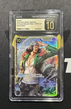 One Piece CGC Pristine 10 Graded Japanese Lot of 3 - Image 3