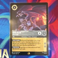 Disney Lorcana Goliath-Clan Leader Character 173/204 Gargoyles - Image 1