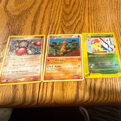 Pokemon TCG Vintage Holo 3 Card Lot - Hitmonchan Sudowoodo Butterfree 2002 2010 - Image 1
