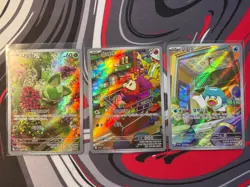 3X Card Lot Sprigatito Fuecoco Quaxly Set sv1a Triplet Beat Pokemon Card Korean - Image 1