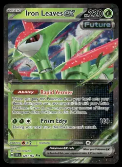 Pokemon Cards Iron Leaves ex 025/162 Temporal Forces Double Rare NM *3 - Image 1