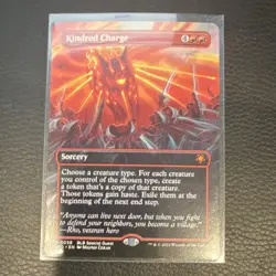 Magic: The Gathering Kindred Charge Special Guests Borderless Mythic Red Sorcery - Image 1