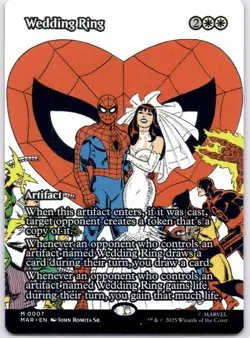 Wedding Ring - MAR #7 Marvel Universe Spider-Man Magic: The Gathering NM - Image 1