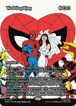 Wedding Ring - MAR #7 Marvel Universe Spider-Man Magic: The Gathering NM - Image 3