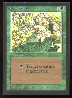 Beta/CE Regeneration Artist Proof ~ Magic/MTG ~ NEAR MINT+ Condition - Image 1