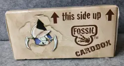 Vintage Pokemon TCG Card Fossel Storage Box Aerodactyl Zapdos 1999 Cardbox Empty - Image 5