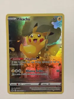 PIKACHU 2023 Pokemon Crown Zenith Galarian Gallery #GG30/GG70 - Image 1