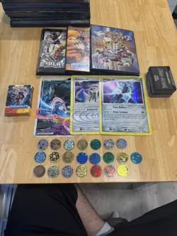 Pokemon TCG Accessories Lot! 11 Binders, 3 Jumbo, 125 B&W Code Cards, 22 Coins - Image 2