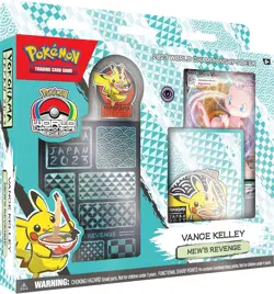 POKEMON 2023 WORLD CHAMPIONSHIP VANCE KELLEY MEW'S REVENGE NEW - Image 1