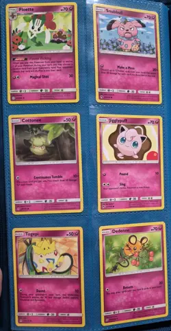 Lor Of 41 Fairy Type Pokemon Cards, 4 Holos - Image 4