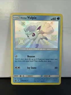 Alolan Vulpix SV8/SV94 Pokemon Hidden Fates: Shiny Vault Baby Shiny Holo NM - Image 1