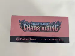 Chaos Rising Pokemon Center ETB Elite Trainer Box IN HAND with protective case - Image 3