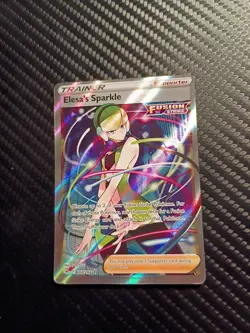Pokemon TCG Elesa's Sparkle (Full Art) 260/264 Swsh08: Fusion Strike Holo NM - Image 1