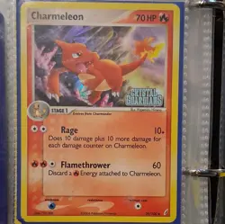 Pokemon Charmeleon Crystal Guardians Reverse Holo Uncommon 70 HP 29/100 2006 - Image 2