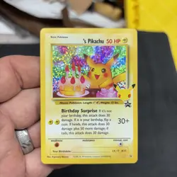 Pokemon Birthday Pikachu 24/53 Celebrations Classic Collection Holo NM - Image 1
