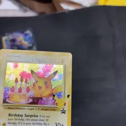 Pokemon Birthday Pikachu 24/53 Celebrations Classic Collection Holo NM - Image 2