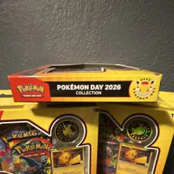 Pokemon Day 2026 Collection Box Pikachu Promo Card Coin Boosters Sealed - Image 3