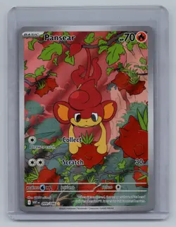 Pansear 099/086 Illustration Rare White Flare Pokemon NM - Image 1