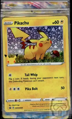 Pikachu SWSH039 Holo General Mills Sword & Shield Promo Pokemon Holo NM/M - Image 3