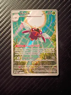 Pokemon TCG Ninjask 137/132 Me01: Mega Evolution Holo NM - Image 1
