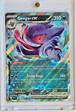 Pokemon Gengar ex 104/162 SV05 Temporal Forces Double Rare Holo NM - Image 1