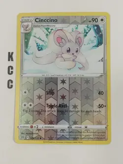 Cinccino 125/172 Brilliant Stars Reverse Holo Pokemon TCG - Image 1