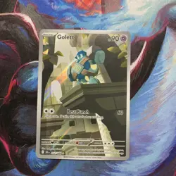 Golett 122/086 Illustration Rare SV: Black Bolt Pokemon TCG NM - Image 1