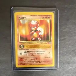 Pokemon TCG Neo Genesis Magby 23/111 Unlimited Regular Common 30 HP English - Image 1
