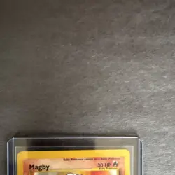 Pokemon TCG Neo Genesis Magby 23/111 Unlimited Regular Common 30 HP English - Image 2