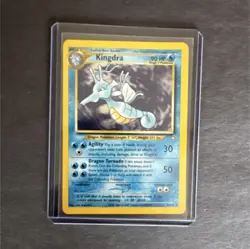 Pokemon TCG Neo Genesis Kingdra 8/111 Holo Rare Unlimited Stage 2 90 HP - Image 1