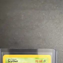 WOTC Pokemon TCG Scyther #17/130 Base Set 2 Holo Rare “ SWIRL”70 HP 2000 - Image 2