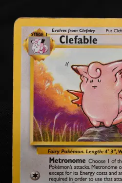 Clefable 17/64 MP Jungle Regular Rare Unlimited Pokemon TCG Card - Image 2