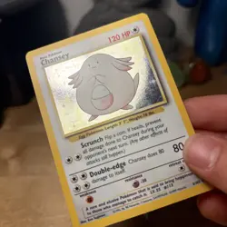 Chansey 3/102 Holo 1999 WOTC Pokemon TCG Base Set Unlimited Rare Card - Image 2