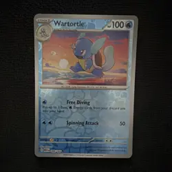 Pokemon TCG Wartortle 008/165 Scarlet & Violet 151 Reverse Holo - Image 1