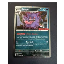 Pokemon Gengar GameStop Promo Holo Card 050/088 - Image 1