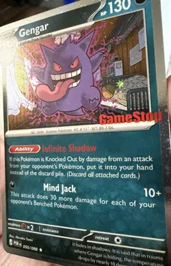 Pokemon Gengar GameStop Promo Holo Card 050/088 - Image 3