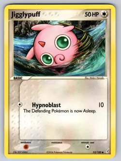 Jigglypuff 53/100 Common Crystal Guardians Pokemon Lightly Played - Image 1