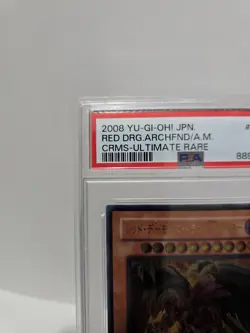 Yu-Gi-Oh! Red Dragon Archfiend/Assault Mode JPN Ultimate Rare CRMS-JP004 PSA 9 - Image 2