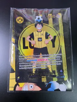 Monkey D. Luffy One Piece x BVB Borussia Dortmund Match Day Promo English Sealed - Image 1