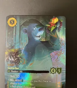 Disney Lorcana Baloo - Carefree Bear 230/204 Enchanted Foil Fabled English - Image 4