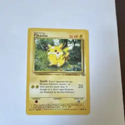 Pokemon Pikachu 60/64 Common Regular Jungle 1st Edition TCG Card 50 HP - Image 1