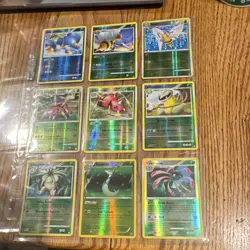 Pokemon TCG Call of Legends 9 Card Lot Reverse Holo/Holo Swampert 2011 - Image 1