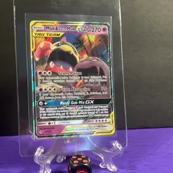 Pokemon TCG Muk & Alolan Muk GX SM Unbroken Bonds Holo Card 61/214 Ultra Rare - Image 2