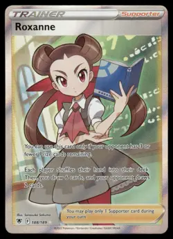 Pokemon Cards Roxanne 188/189 Astral Radiance Ultra Rare NM - Image 1