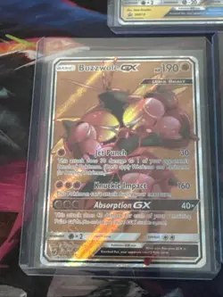 Pokemon TCG Cards GX Lot Of 5- Marshadow, Raichu, Buzzwole & Lapras GX - Image 2