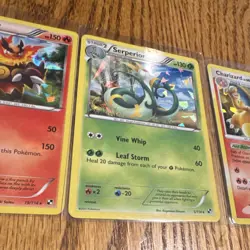 Pokemon TCG Black & White Holo 3 Card Lot - Charizard 1/99 Emboar 19/114 - Image 5