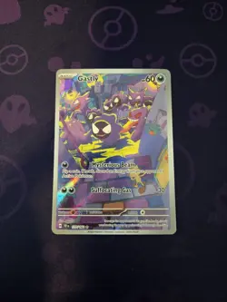 Pokemon TCG Gastly 177/162 Illustration Rare SV05 Temporal Forces Card LP/NM - Image 1
