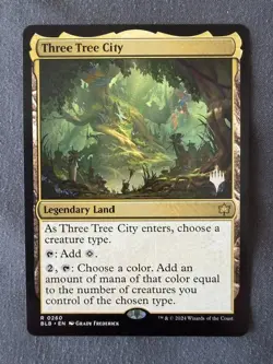 Three Tree City MtG Bloomburrow Promo Pack Rare Magic the Gathering - Image 1