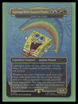 SpongeBob SquarePants (1932) Jodah - Rainbow FOIL - Secret Lair Drop - NM - MTG - Image 1